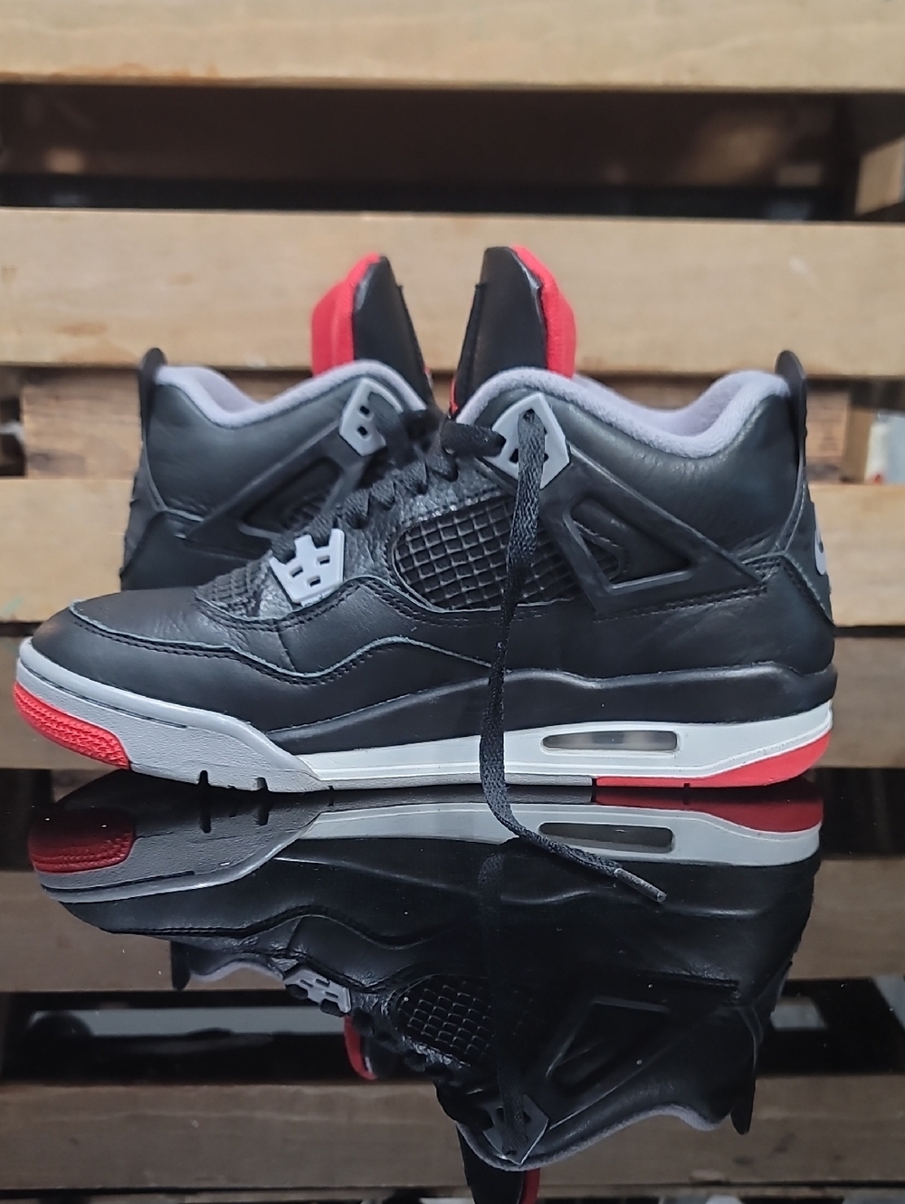 Nike Air Jordan 4 Retro "Bred Reimagined Mens 7 Ships Today - Picture 5 of 15